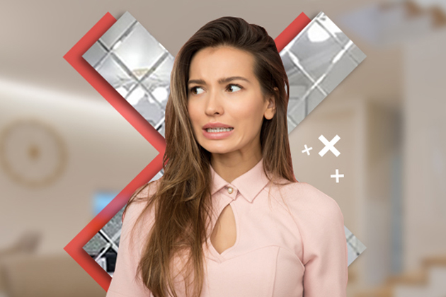 Пять ошибок при монтаже зеркальной плитки Пять ошибок при монтаже зеркальной плитки